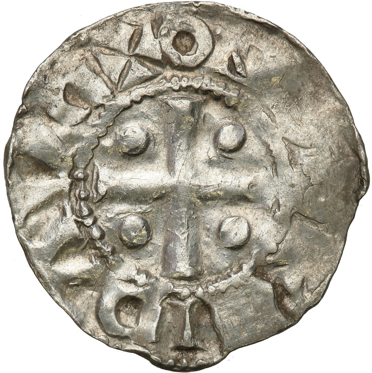 Niemcy, Dolna Lotaryngia - Kolonia. Otto III (983-1002). Denar